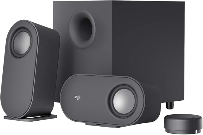Logitech Z407 20 W Horizontal/Vertical Bluetooth Computer Speakers, Black
