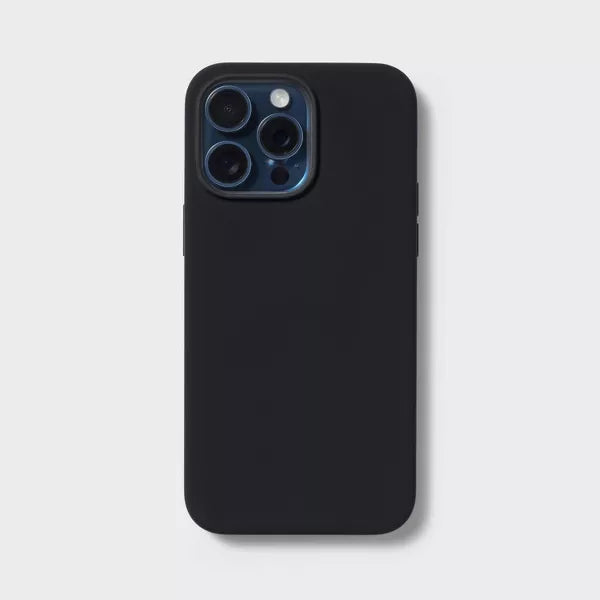 Apple iPhone 15 Pro Max Silicone Case with MagSafe - Heyday™ Black