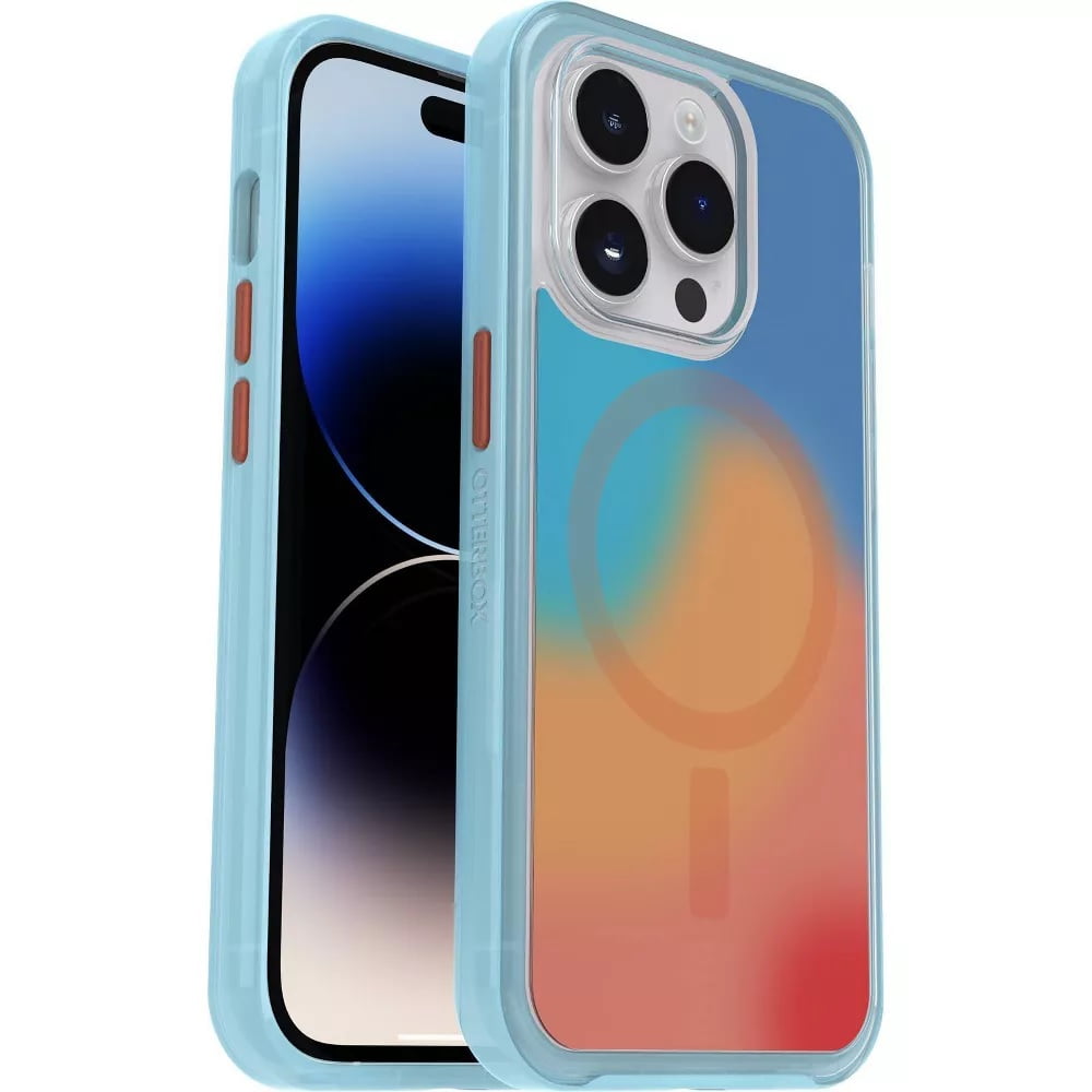 OtterBox Apple iPhone 14 Plus Symmetry Plus Series Case with MagSafe - Colorful Gossamer