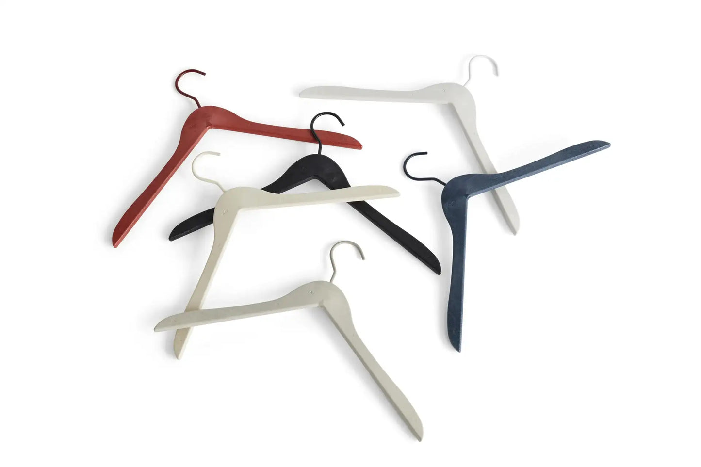 HAY Recycled Coat Hanger, Set of 4 - Cream100332947