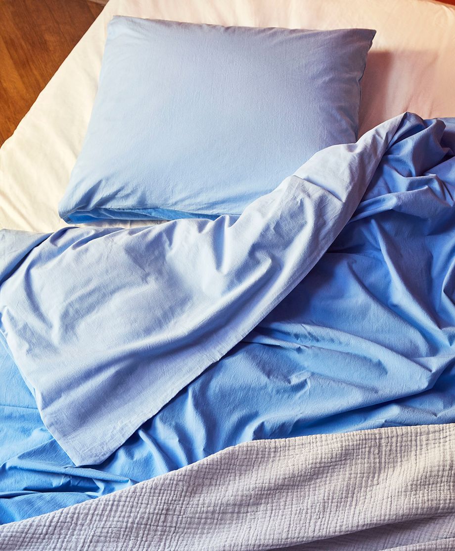 HAY Duo Pillow Case - King, Single, Sky Blue