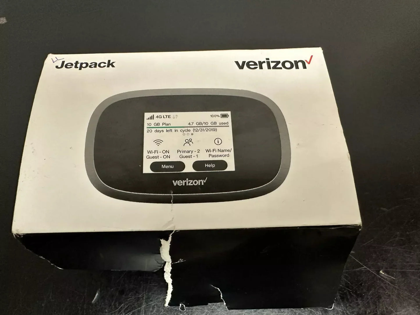 Verizon - Jetpack MiFi 8800L 4G LTE Mobile Hotspot - Gray