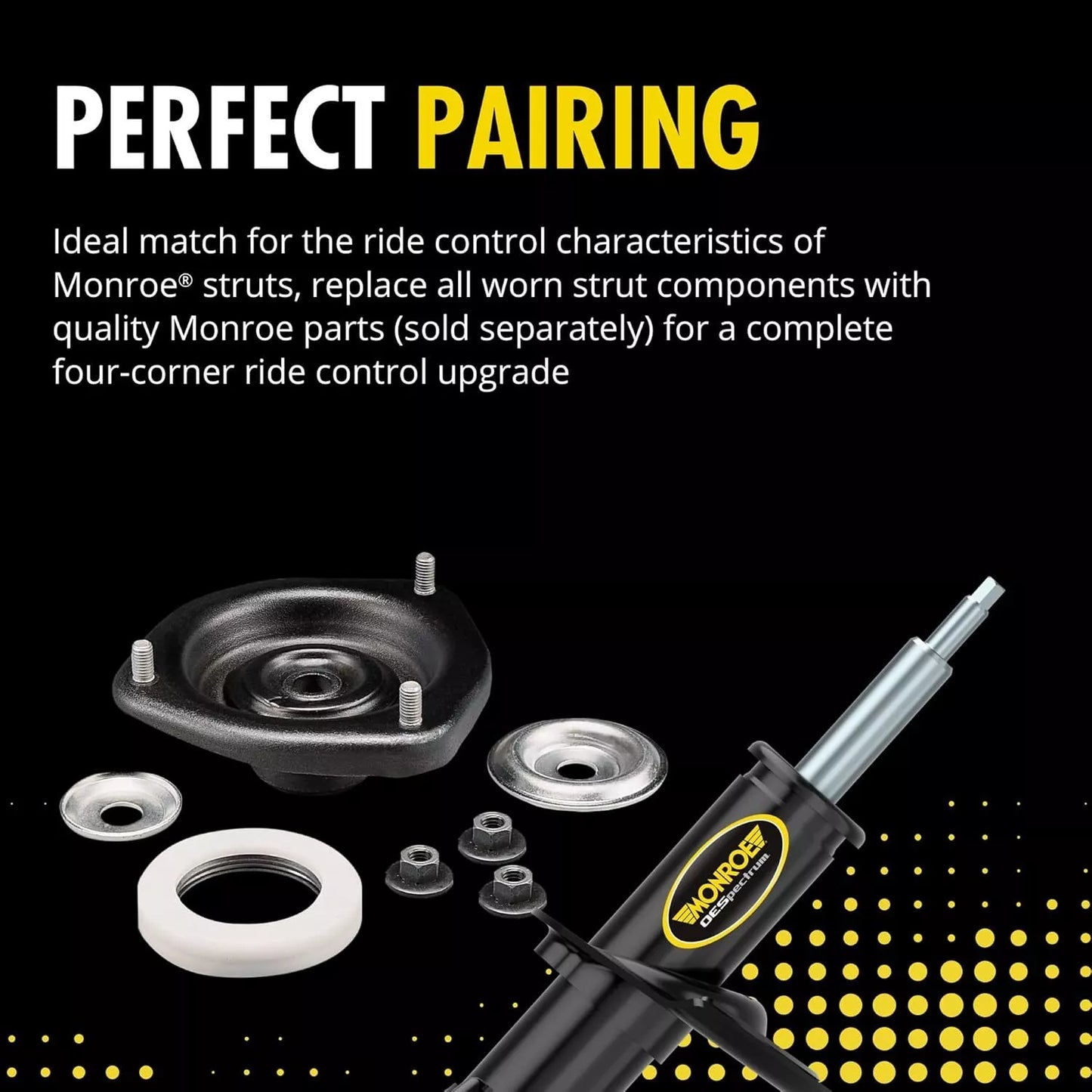 Monroe Suspension Strut Mount Rear Driver Side - 903987 1995 to 2003 Models