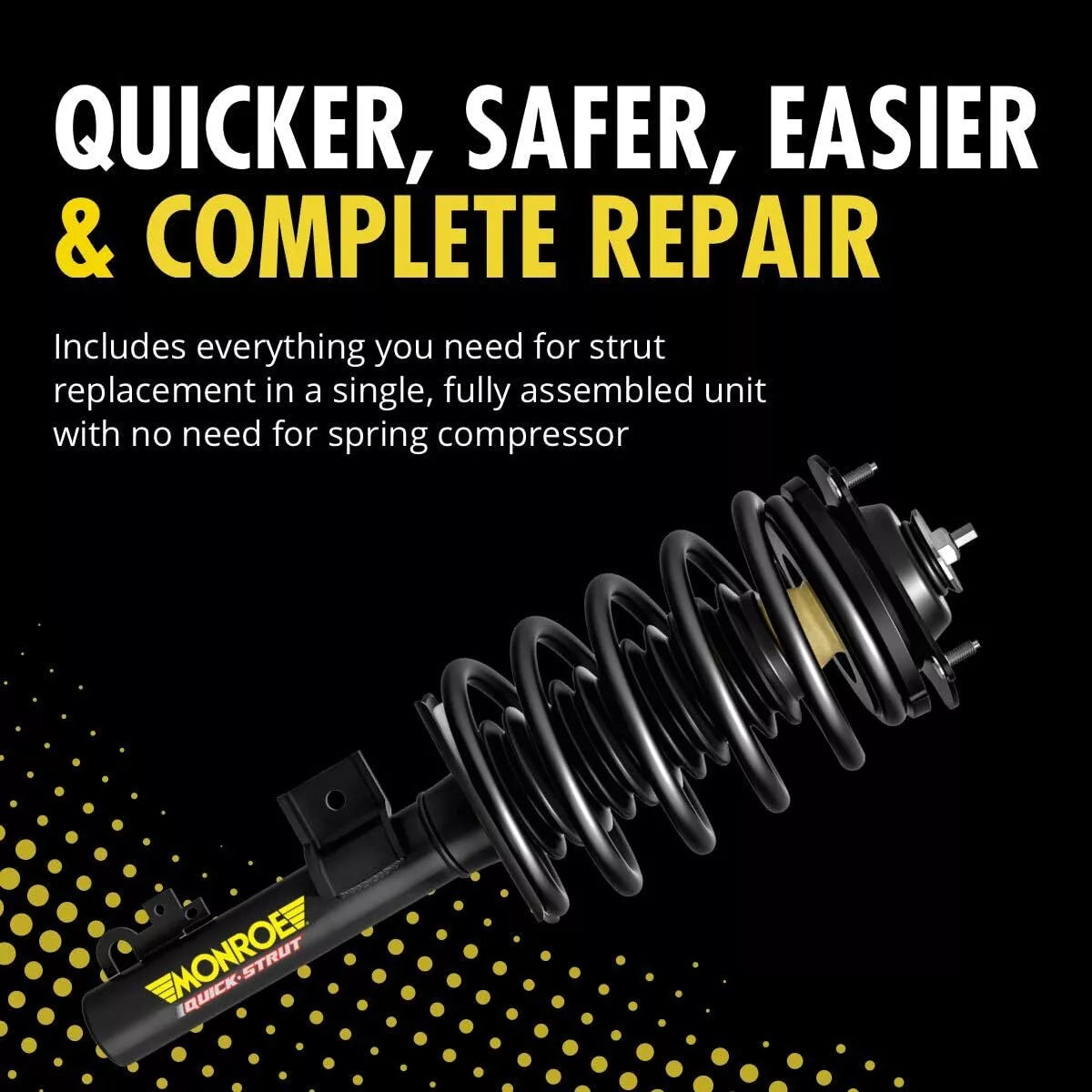 Monroe Suspension Strut and Coil Spring Assembly Front Pasenger Side - 272147