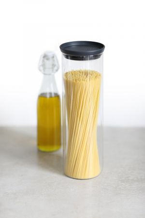 Glass Jar grey
