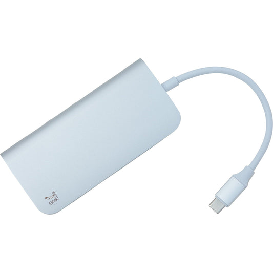 SMK Electronics SMK-Link 8-Port USB-C Hub, Silver (4653023) | Quill