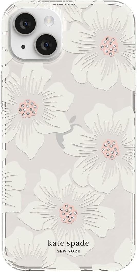 Kate Spade Protective Hardshell Case for iPhone 14 Plus - Hollyhock Floral