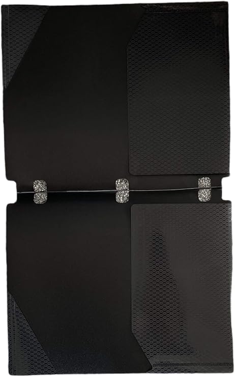 Snap-in Plastic Folder for Binders 2 Pocket - Five Star/Dimensions 9.5 X11.62 Sheet Capacity: 120 (Black)