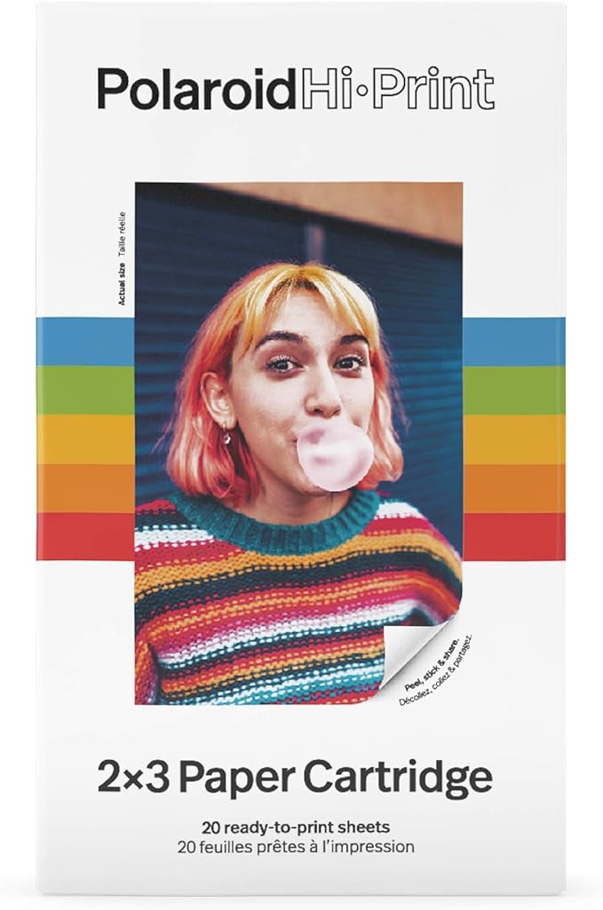 Polaroid Originals Polaroid Hi-Print Paprt Triple Pack of 2x3 Paper Cartridge (60 Sheets)