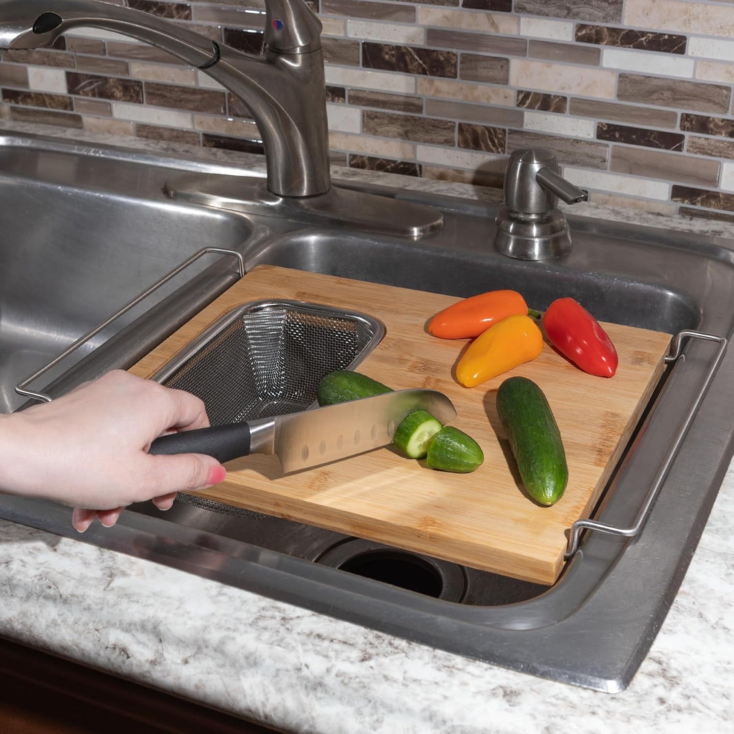 PantryMate Bamboo Chopping Board 8.25" x 11.5"