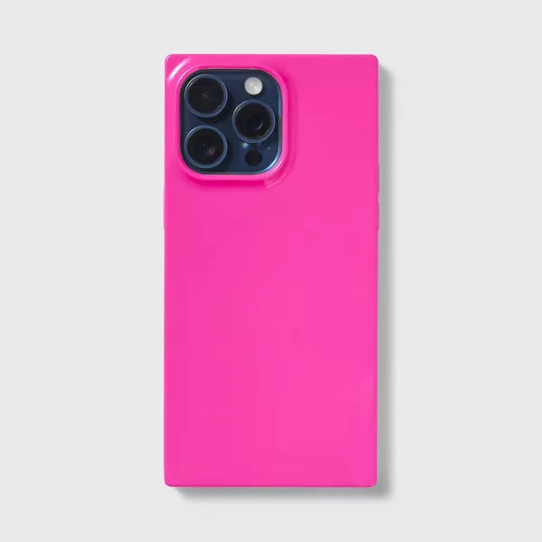 Apple iPhone 15 Pro Max Square Case with MagSafe - Heyday™ Neon Pink