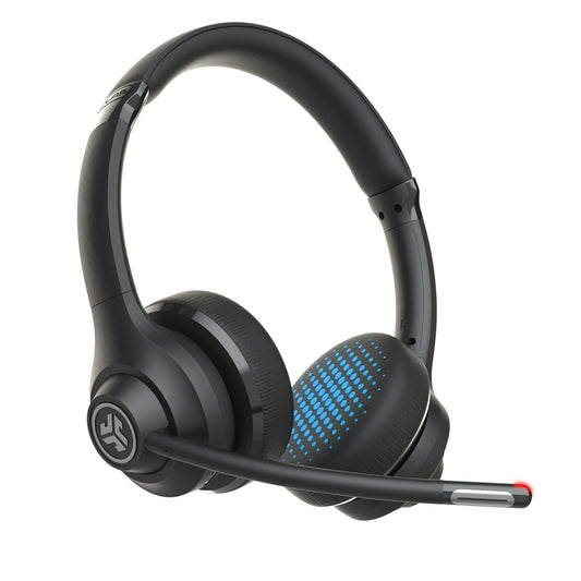 JLab Go Work Hybrid Bluetooth Wireless Headset - Black