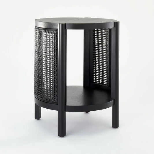 Portola Hills Woven Accent Table – Walnut