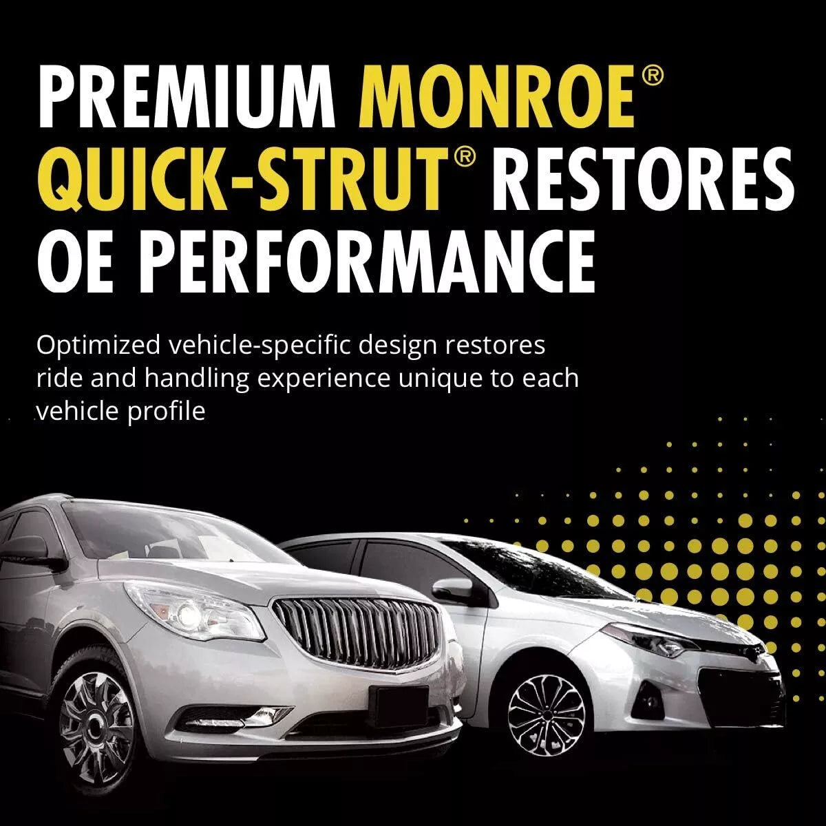 Monroe Suspension Strut and Coil Spring Assembly Front Pasenger Side - 272147