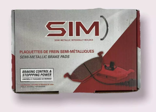 Sim Semi-Metallic Integrally Molded Brake Pads