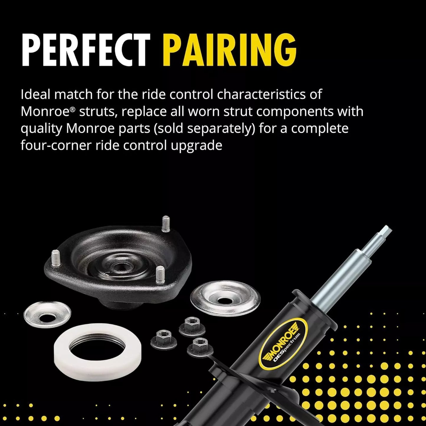 Monroe Suspension Strut Mount Front Pasenger Side - 906974 2006 to 2010 Models