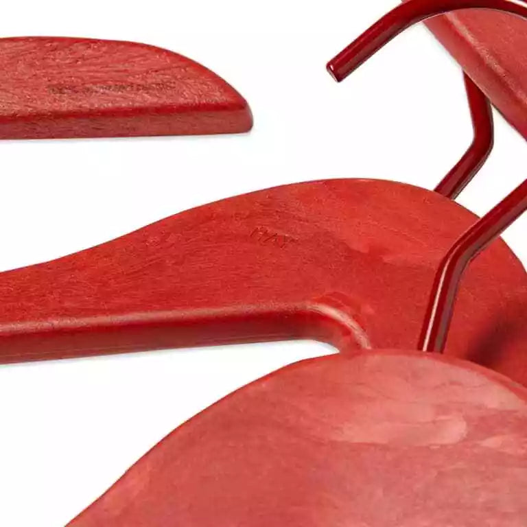 HAY Recycled Coat Hanger, Set of 4 - Cherry Red100332945