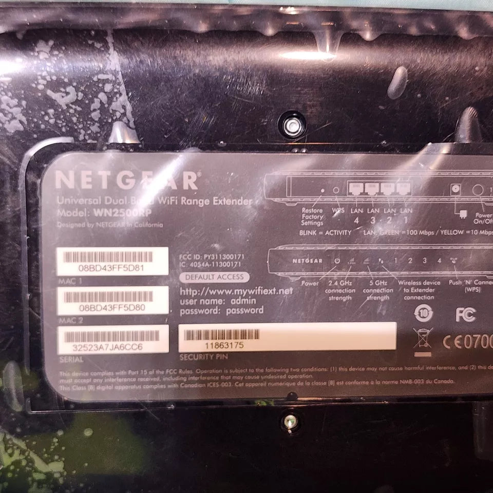Netgear N600 WN2500RPv2