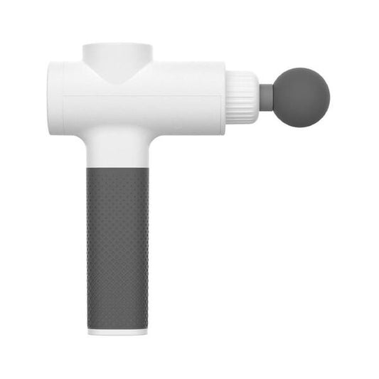 Sharper Image® Powerboost® Deep Tissue Percussion Massager Full Body Massage Gun with 5 Interchangeable Attachments White